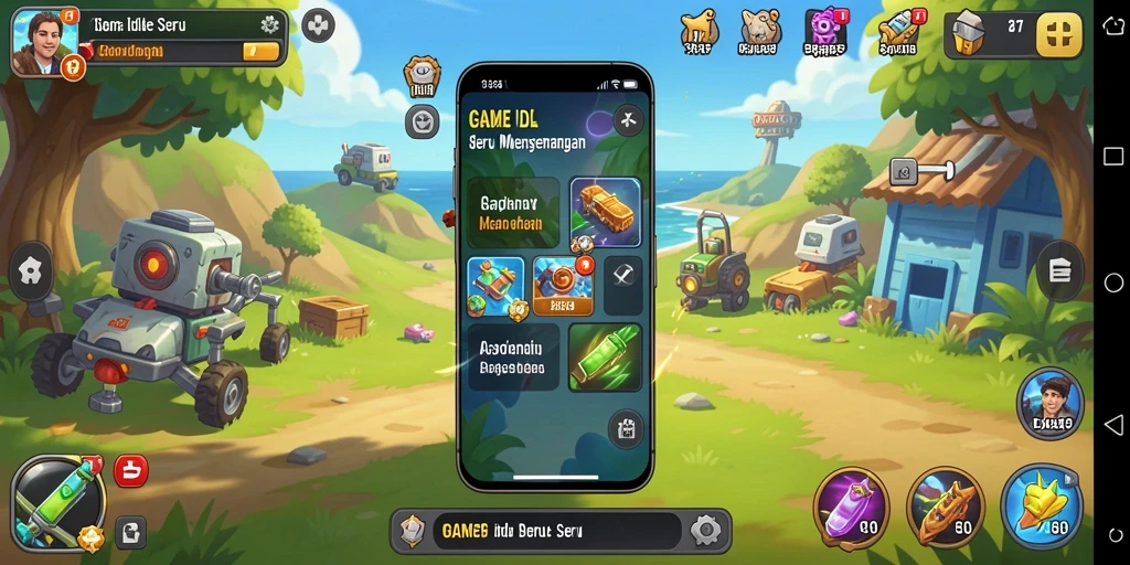 Tampilan screenshot gameplay 93337 yang menarik dengan elemen Idle.