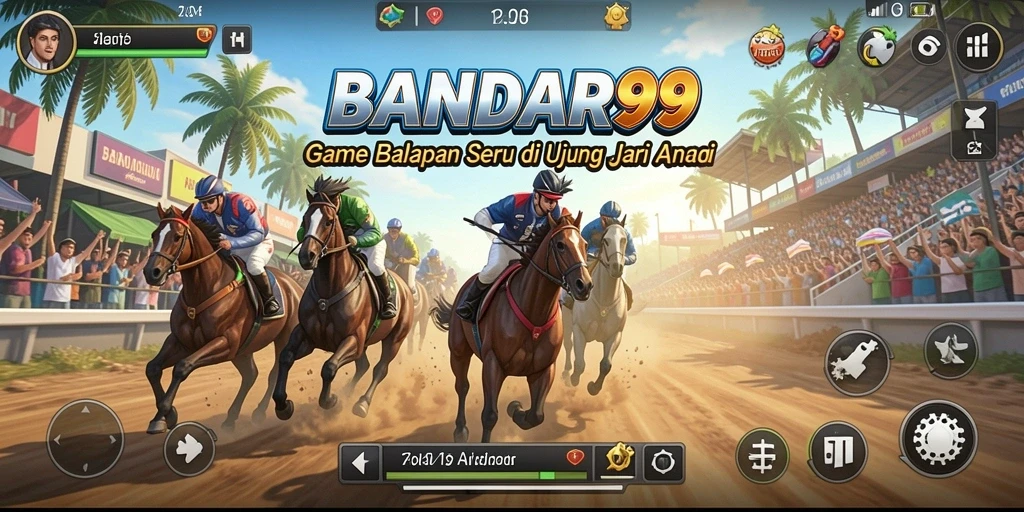 Tampilan gameplay Racing yang memukau di BANDAR99.