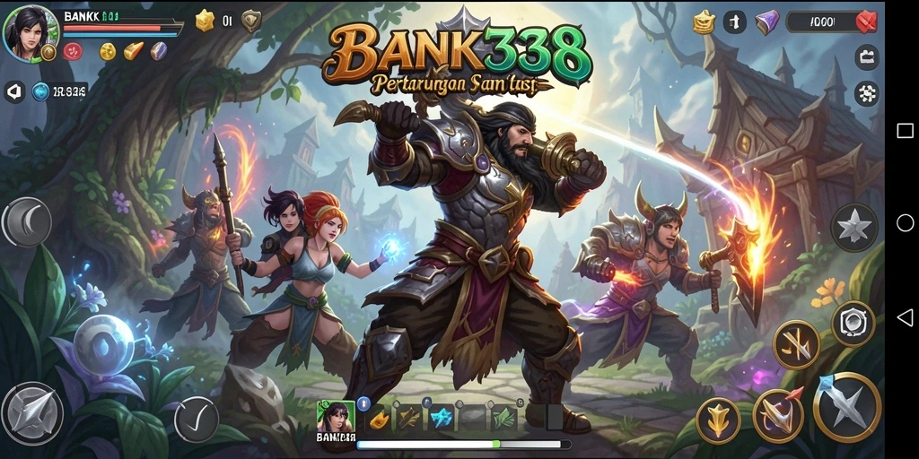 Tampilan gameplay seru dan grafis menawan dari BANK338.