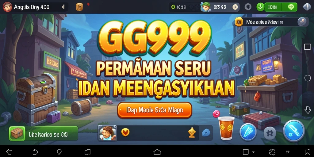 Tampilan gameplay GG999 yang seru dan interaktif dalam genre Idle.