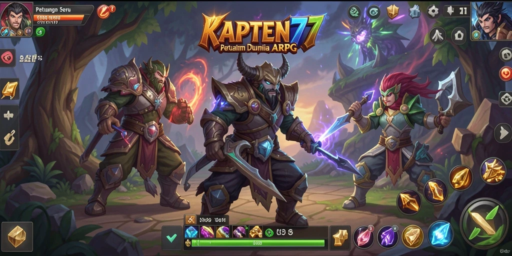 Gameplay seru dalam dunia fantasi KAPTEN77.