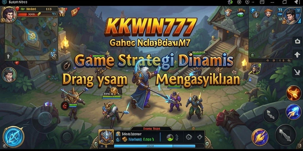 Tangkapan layar dari gameplay menegangkan dalam KKWIN777.