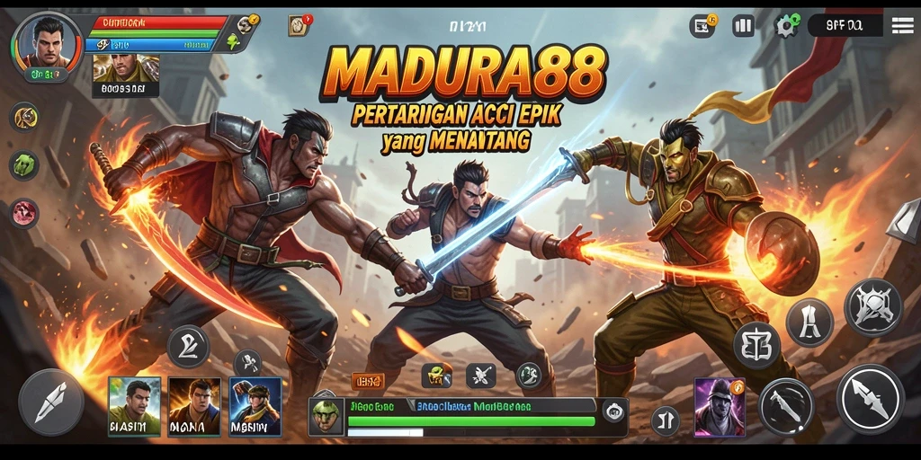 Tampilan gameplay MADURA88 yang seru dan penuh aksi.