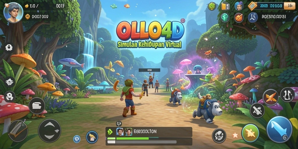 Gameplay interaktif dan grafis menawan di OLLO4D.