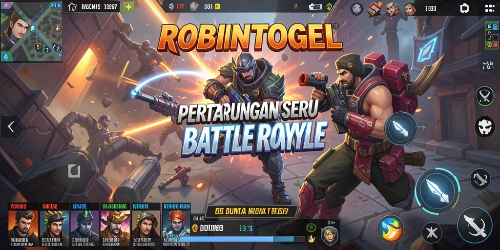 Gameplay seru dengan pertarungan dinamis di ROBINTOGEL.