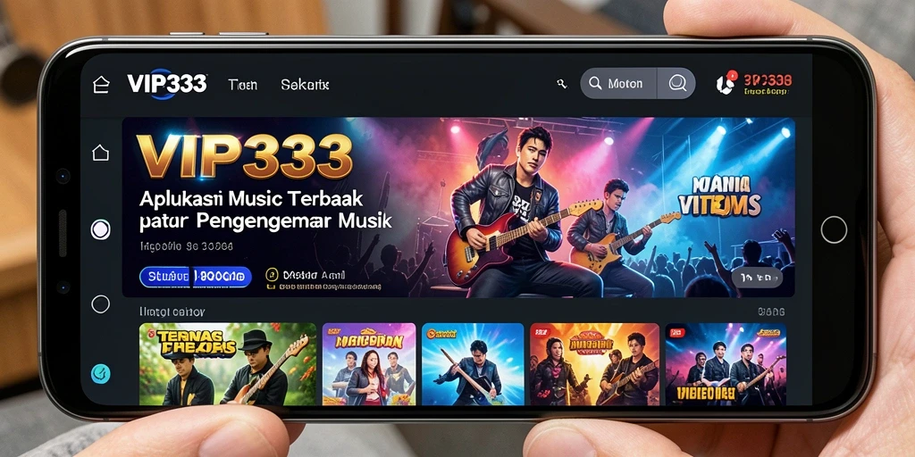 Tampilan gameplay VIP333 dengan fitur musik dan karaoke.